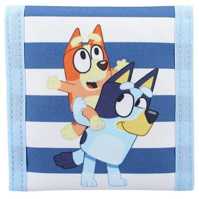 Bluey Wallet Black Bluey Jump Into Fun