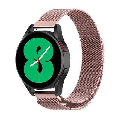 Garmin Venu / Sq / Sq2 / 2 plus - Milanese bandje - Rosé goud - thumbnail