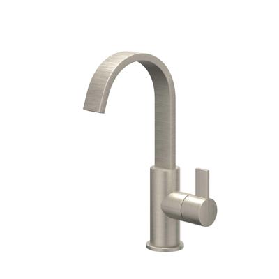 IVY Pact Wastafelmengkraan - opbouw - draaibare cascade uitloop - coldstart - Geborsteld nickel PVD 6101253