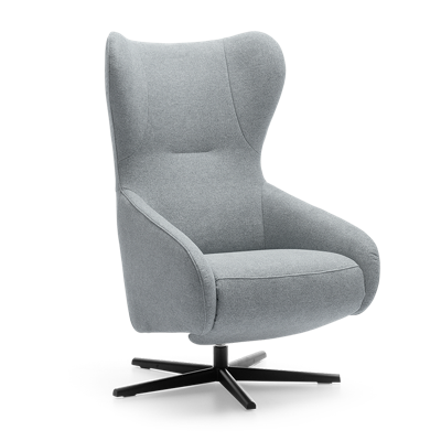 Relaxstoel A-101 Lichtblauw Stof