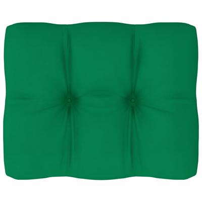 vidaXL Bankkussen pallet 50x40x10 cm groen