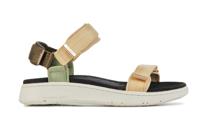 Woden Dames Sandalen in Stof (Beige) - thumbnail