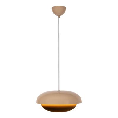 Lucide YOUNES - Hanglamp - Ø 40 cm - 1xE27 - Taupe | Essential