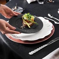 Villeroy & Boch Ontbijtbord / Dessertbord Manufacture Rock - Zwart - ø 22 cm - thumbnail