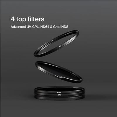 Urth 82mm Magnetic Landscape Filter Kit Plus+ (UV, CPL, SGND8, ND64)