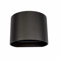 Wandlamp zwart 2700k dimbaar rond dimbaar verstelbare lichtbundel onder en boven 149-146 Tronix - thumbnail