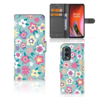 OnePlus Nord 2 5G Hoesje Flower Power OnePlus Nord 2 5G Hoesje Flower Power