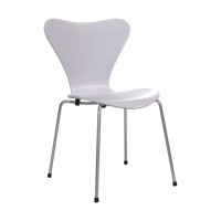 Fritz Hansen Series 7 vlinderstoel chrome 7:14 AM Violet - thumbnail