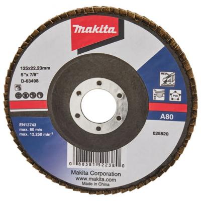 Makita Accessoires Lamellenschuurschijf 125mm A80 - D-63498 - D-63498