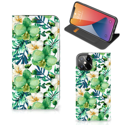 iPhone 12 Pro Max Smart Cover Orchidee Groen iPhone 12 Pro Max Smart Cover Orchidee Groen