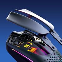 Glorious Gaming Model O 2 draadloze gamingmuis - hybride 2,4 GHz en Bluetooth draadloos, 68 g superlicht, lange batterijduur, 26k BAMF 2.0-sensor, RGB, ambidexter, 6 knoppen, PTFE-voetjes - zwart - thumbnail