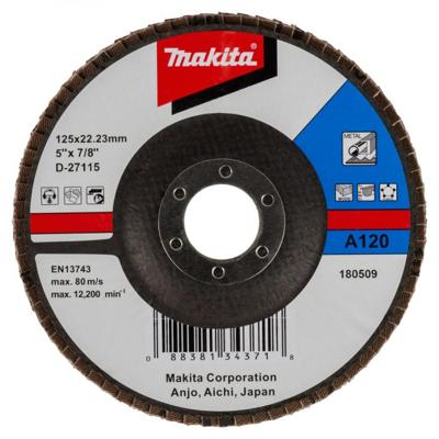 Makita D-27115 Lamellenschijf Aluminium 125mm K120
