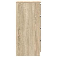 Dressoir 37,5x35x76cm bewerkt hout sonoma eikenkleurig - thumbnail