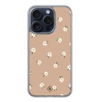 iPhone 15 Pro hybride hoesje - Sweet daisies - thumbnail