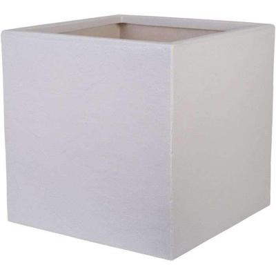 Bloempot Strata Lichtgrijs 39 x 38 x 40 cm Plastic Vierkant