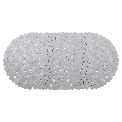 Differnz Lapis inlegmat bad antislip laag 100% PVC 70 x 35 cm grijs