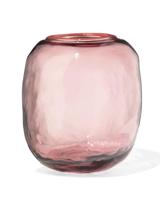 HEMA Vaas ⌀8.2x21.8cm glas roze (roze) - thumbnail