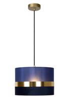 Lucide EXTRAVAGANZA TUSSE - Hanglamp - Ø 30 cm - 1xE27 - Blauw - thumbnail