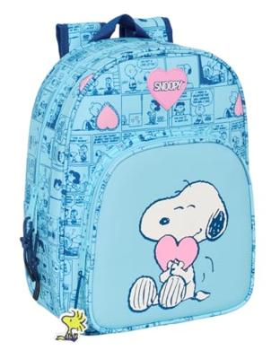 Schoolrugzak Snoopy Love Licht Blauw 26 x 34 x 11 cm Schoolrugzak Snoopy Love Licht Blauw 26 x 34 x 11 cm