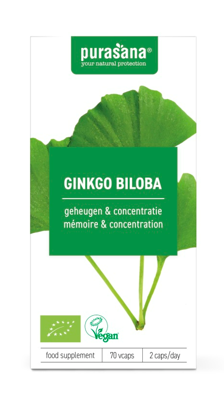 Purasana Ginkgo Biloba Capsules Purasana Ginkgo Biloba Capsules