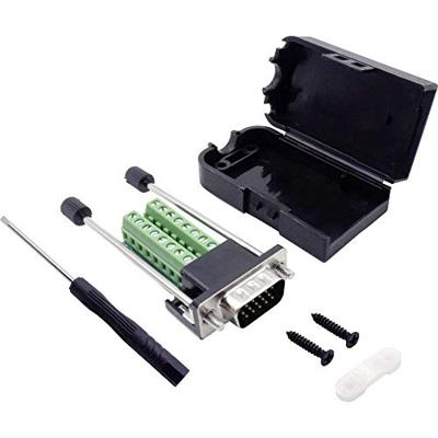 TRU COMPONENTS T1904C098 D-sub male connectorset Aantal polen: 15 Schroeven 1 stuk(s)