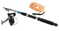 Game on Fishing Tele Werphengel met Accessoires, 2,10m - thumbnail