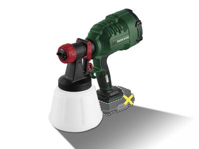 PARKSIDE Accu-verfspuitpistool 20V zonder accu PARKSIDE Accu-verfspuitpistool 20V zonder accu
