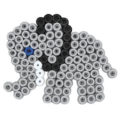 Hama strijkkralenset maxi - wilde dieren, 600st.