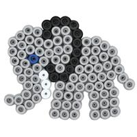 Hama strijkkralenset maxi - wilde dieren, 600st. - thumbnail