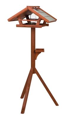 TRIXIE NATURA VOEDERHUIS MET STANDAARD EN SILO GRENENHOUT BRUIN 53X53X28/140 CM TRIXIE NATURA VOEDERHUIS MET STANDAARD EN SILO GRENENHOUT BRUIN 53X53X28/140 CM