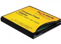 DeLOCK Compact Flash Adapter voor SD/MMC kaartlezer - thumbnail