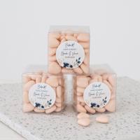 Bedankdoosje bruiloft Elegance Breeze rond - thumbnail