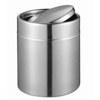 Afvalbak EKO Fandy tafelmodel met swingdeksel 1,5 liter rvs - thumbnail