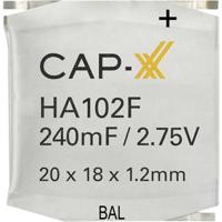 CAP-XX HA102F Super-Cap condensator 240 mF 2.75 V 1 stuk(s) Box - thumbnail