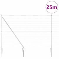 Weidehekwerk Zilver 25 x 1.6 m Gegalvaniseerd staal - thumbnail