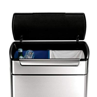 Simplehuman Afvalemmer Rectangular Touch Bar GFT 24 + 24 liter