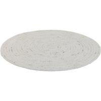 Vloerkleed Anjali - wit - Ø100 cm - thumbnail