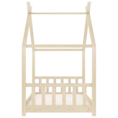 Kinderbedframe massief grenenhout 70x140 cm