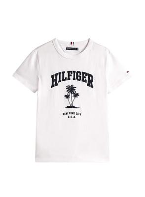 Hilfiger Palm Print White