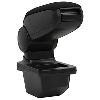 VidaXL Armsteun 14x33x(30-45,5) cm abs zwart
