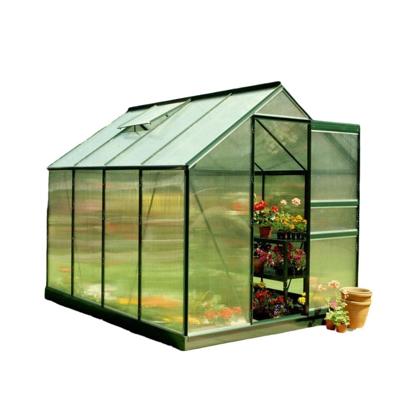 Tuinkas Popular 86 klassiek groen - 4 mm polycarbonaat - 193x257 cm- - Polycarbonaat- Royal Well