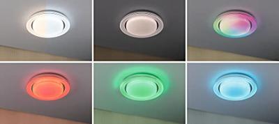 Paulmann 70546 LED-plafondlamp LED Chroom, Wit