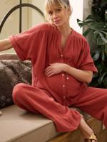 4-delige zwangerschapsset voor alle seizoenen ENVIE DE FRAISE terracotta - thumbnail