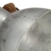 Vloerlampen 3 st E27 massief mangohout zilverkleurig - thumbnail