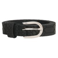 Old West Riem 2 cm Zwart Croco Maat 95 - thumbnail