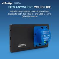 Shelly Wall Display X2i Black Muur-touchdisplay WiFi, Bluetooth Shelly - thumbnail