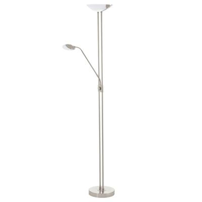 Eglo Staande lamp met leeslampBaya mat chroom - 93874