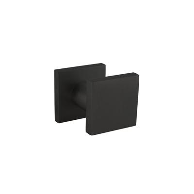 Intersteel Vierkante voordeurknopCastor eenzijdige montage aluminium zwart - 0023.392912
