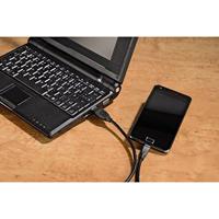 Hama micro usb 2.0 kabel, 1.80m zwart - thumbnail