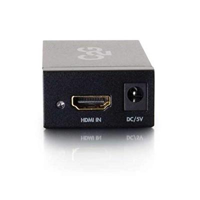 C2G HDMI Vrouwelijke naar DisplayPort-Vrouwelijke Adapter Converter met Voedingsadapter
